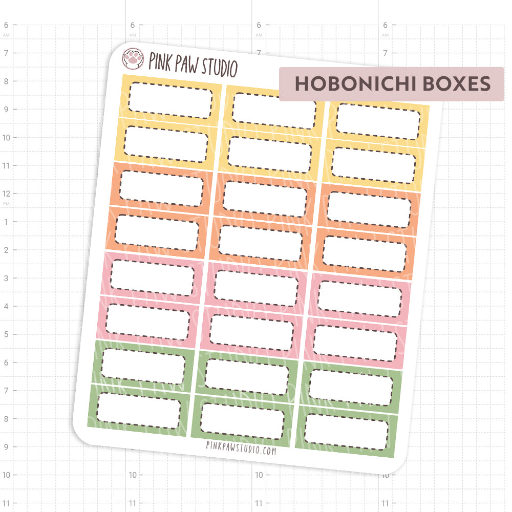 Hobonichi Cousin boxes - May