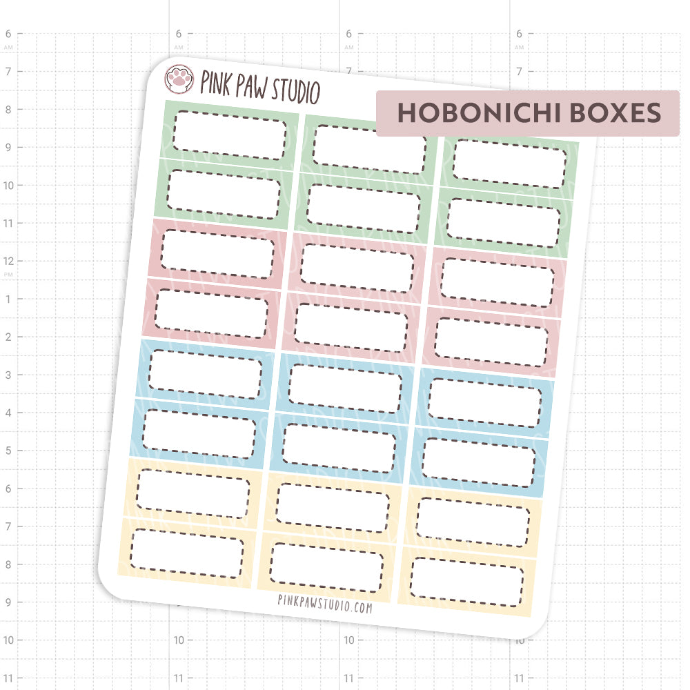 Hobonichi Cousin boxes - Sakura