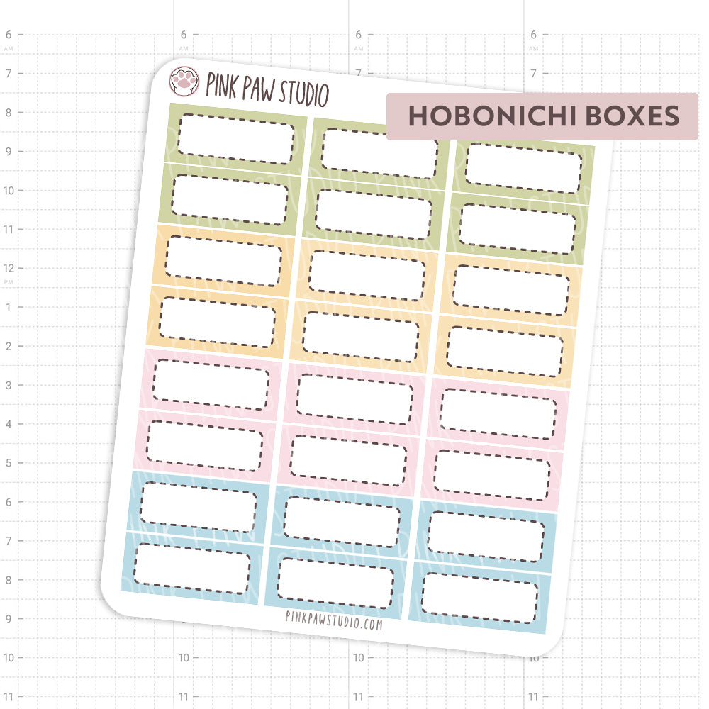 Hobonichi Cousin boxes - March