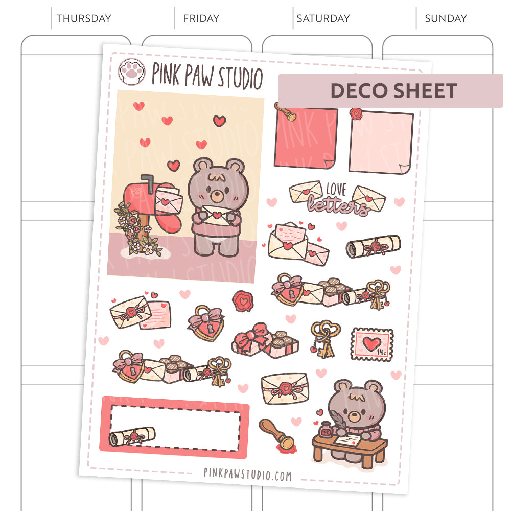 Deco sheet Bo - February
