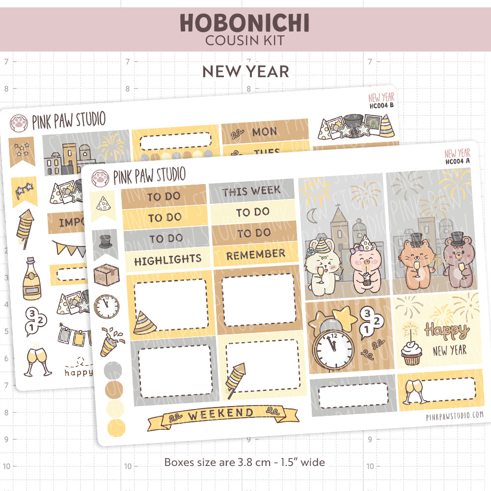 New Year Hobonichi Cousin Kit