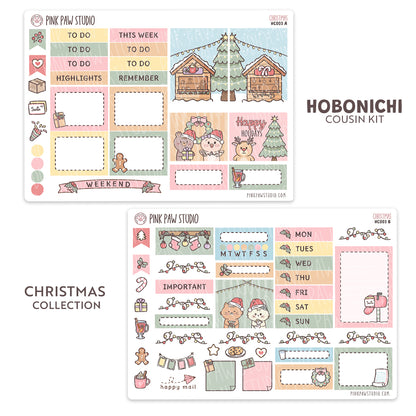 Christmas Hobonichi Cousin Kit