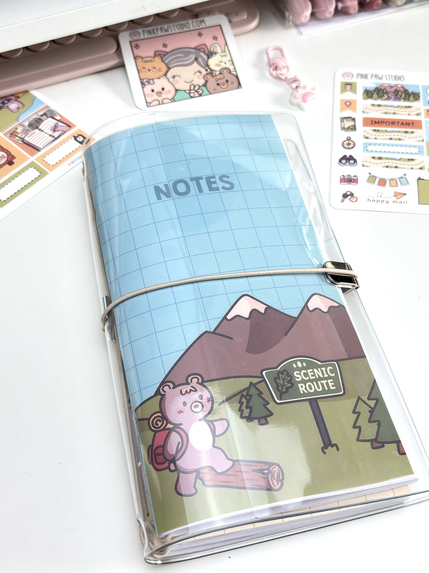 Roadtrip TN Bundle -  Clear cover + 3 TN notebooks