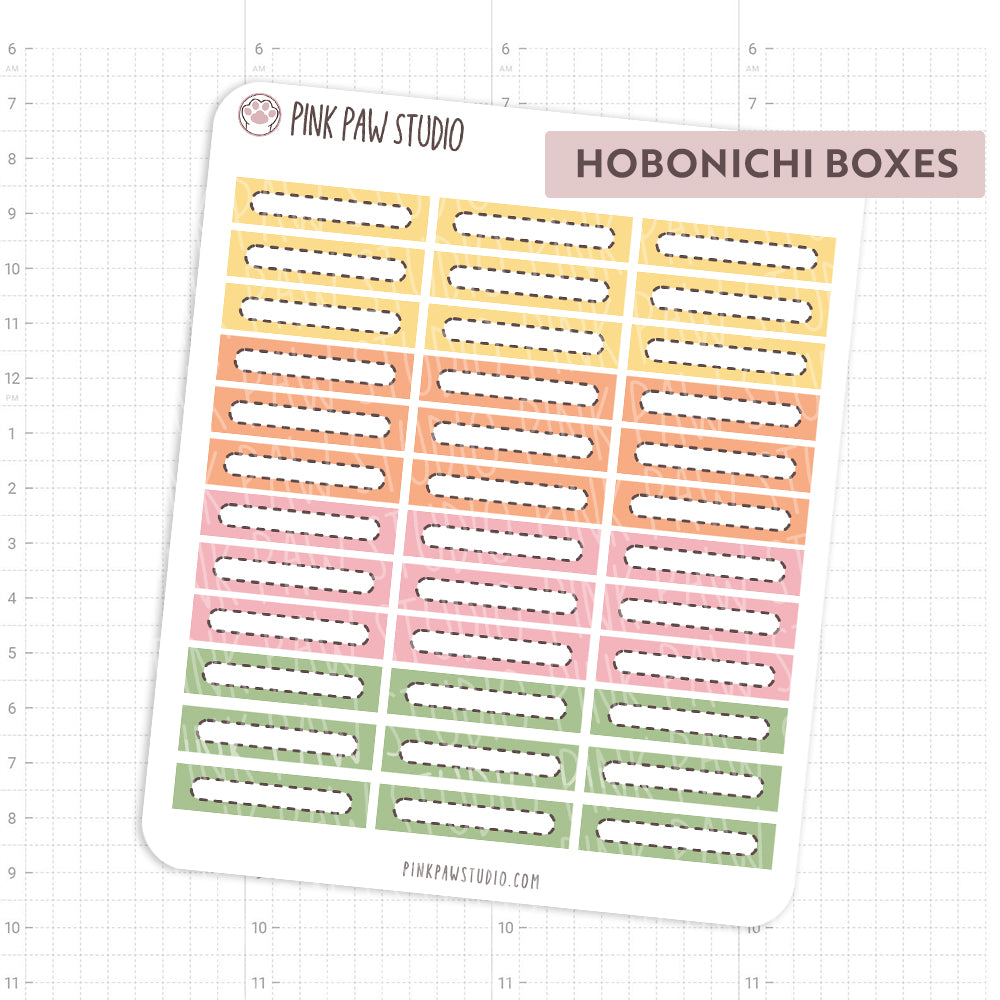 Hobonichi Cousin boxes - May