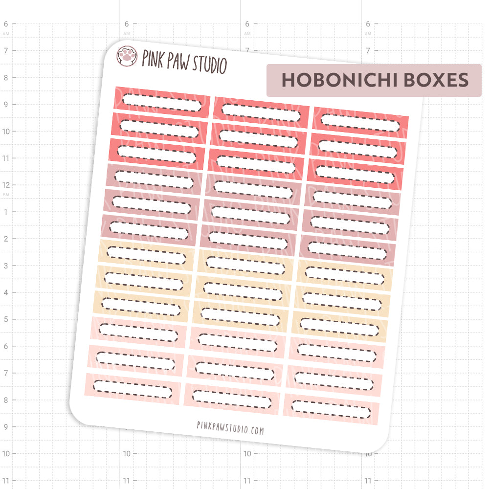 Hobonichi Cousin boxes - February