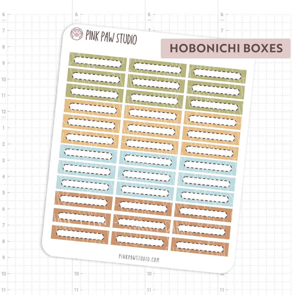 Hobonichi Cousin boxes - July
