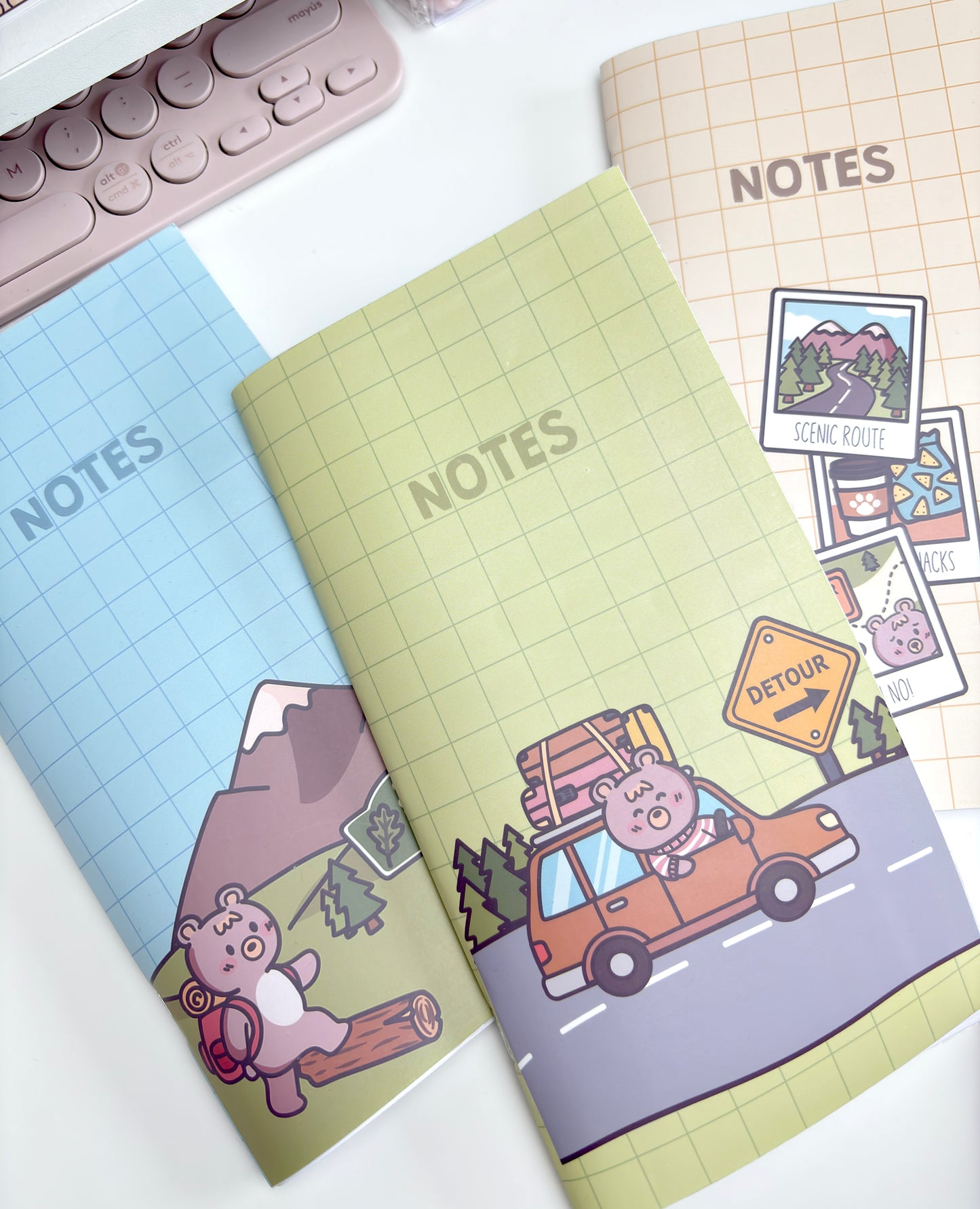 Roadtrip TN Bundle -  Clear cover + 3 TN notebooks