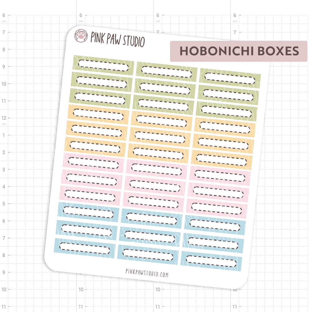 Hobonichi Cousin boxes - March