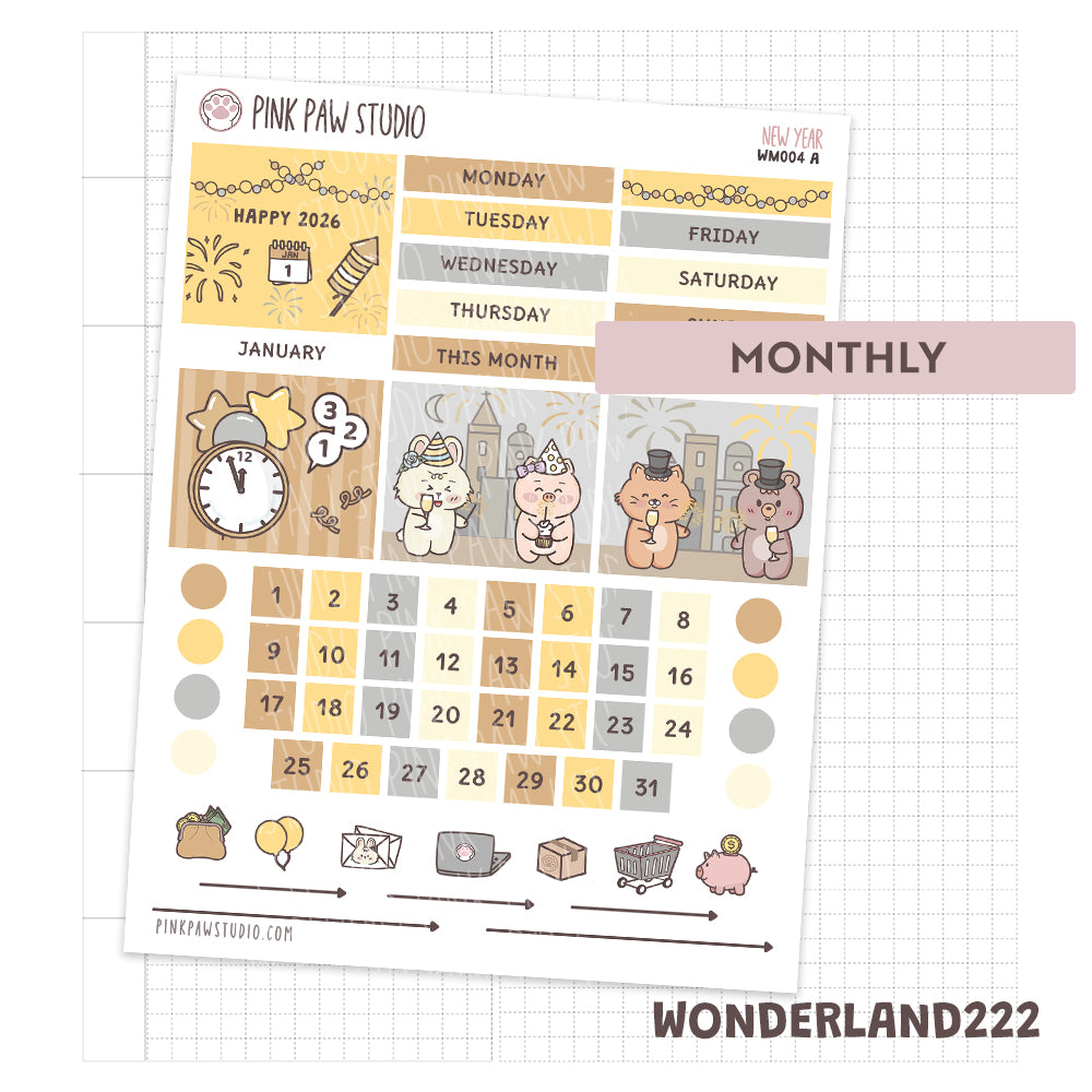 Wonderland222 Monthly- New Year
