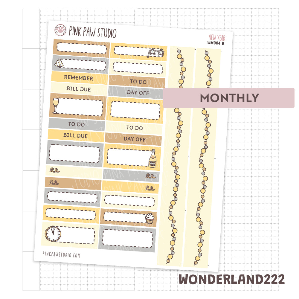 Wonderland222 Monthly- New Year