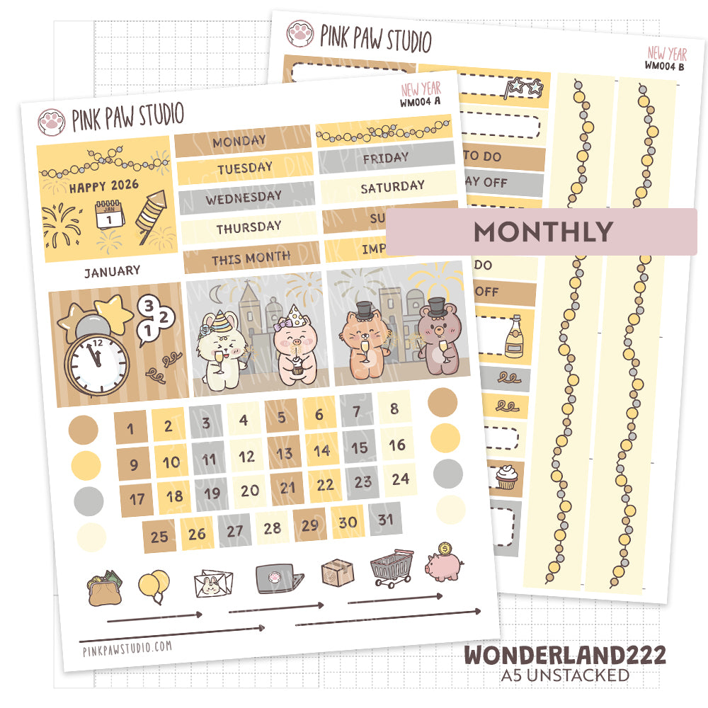 Wonderland222 Monthly- New Year