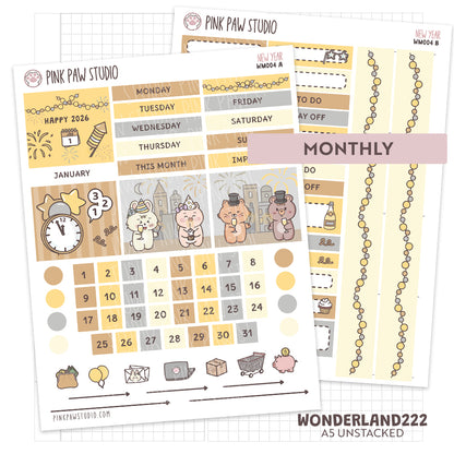 Wonderland222 Monthly- New Year