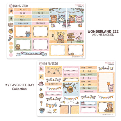 Wonderland222 A5 unstacked Kit - My Favorite Day