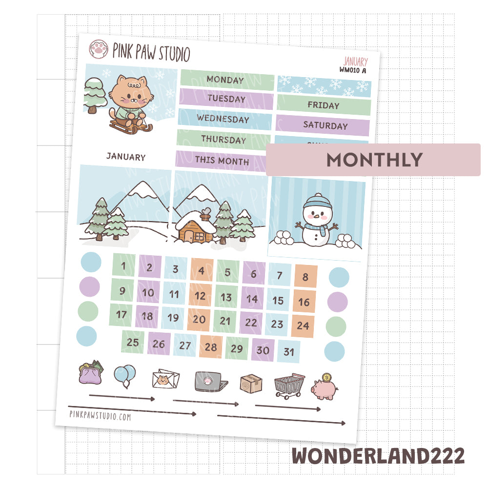 Wonderland222 Monthly- January