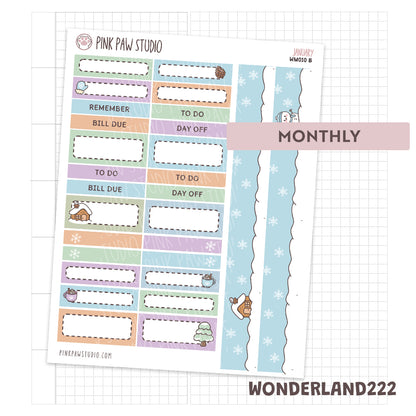 Wonderland222 Monthly- January