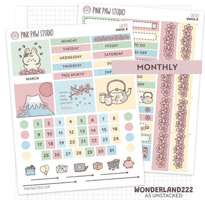 Wonderland222 Monthly- Sakura