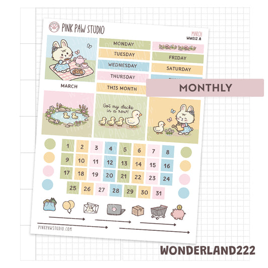 Wonderland222 Monthly- March