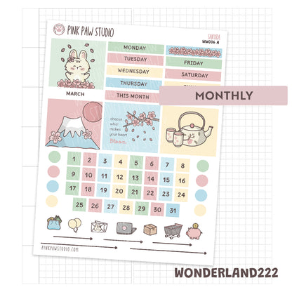 Hobonichi Cousin Monthly- Sakura