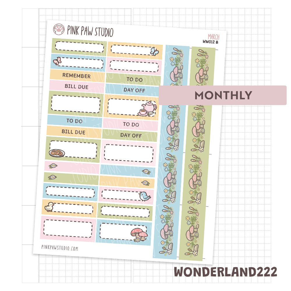 Wonderland222 Monthly- March