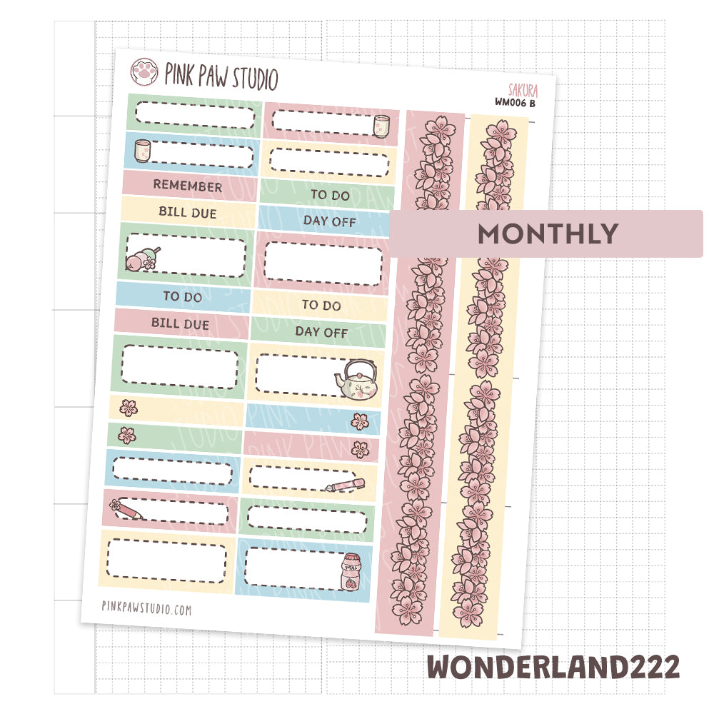 Wonderland222 Monthly- Sakura
