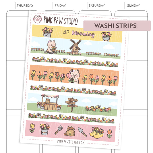 Washi Strips - May