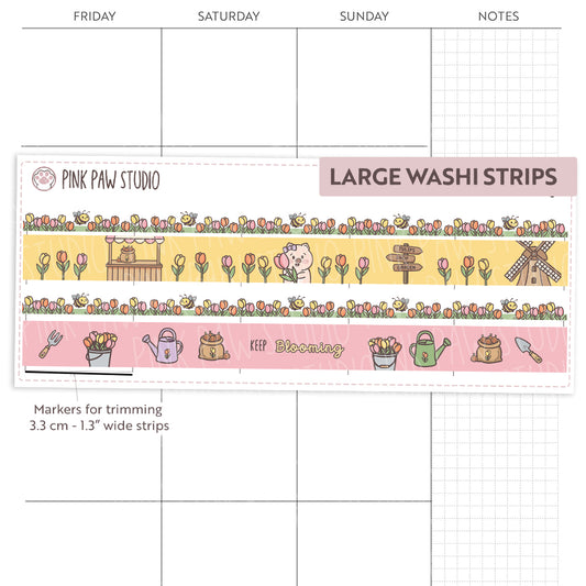 Large Washi Strips - May