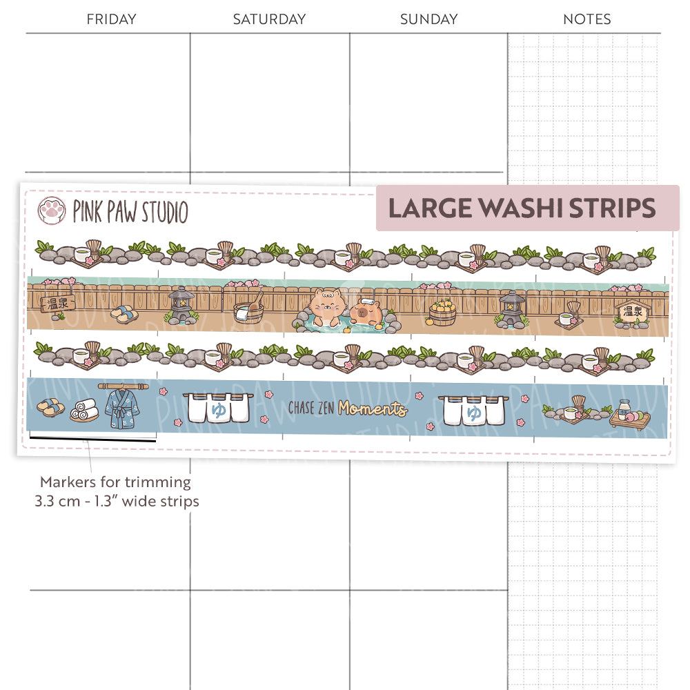 Large Washi Strips - April