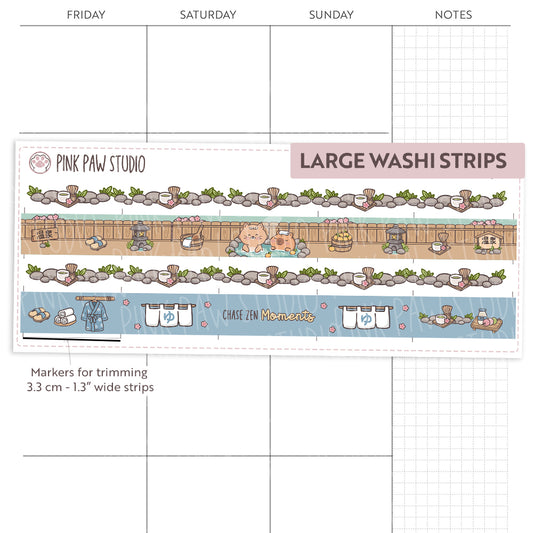 Large Washi Strips - April