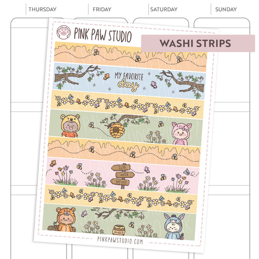 Washi Strips - My Favorite Day