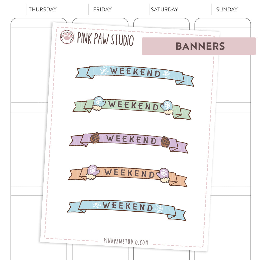 Weekend Banners - January