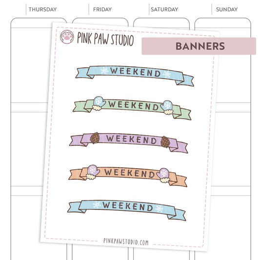 Weekend Banners - January