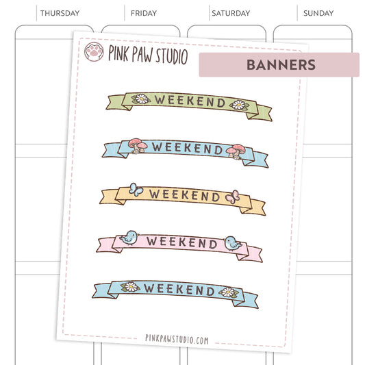 Weekend Banners - March