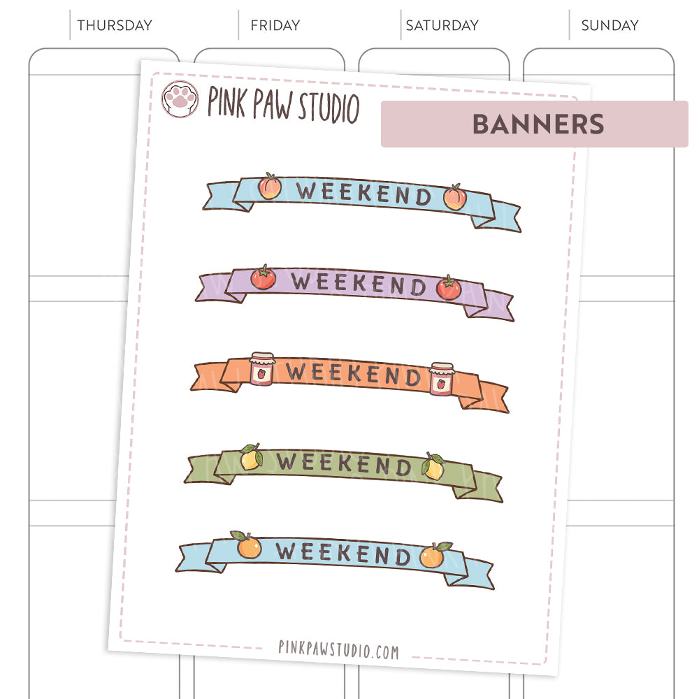 Weekend Banners - June