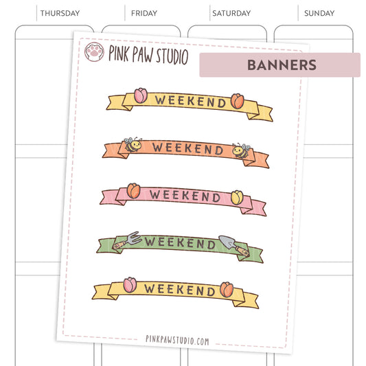 Weekend Banners - May