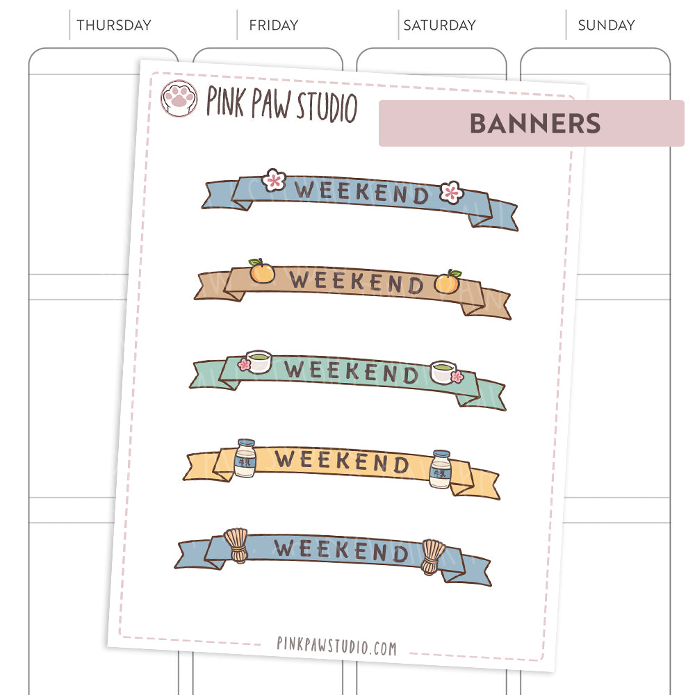 Weekend Banners - April