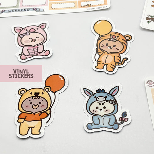 Vinyl Stickers Pooh & Friends