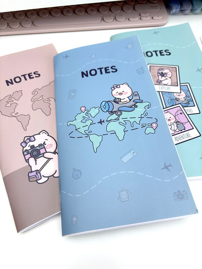 Travel TN Bundle -  Clear cover + 3 TN notebooks
