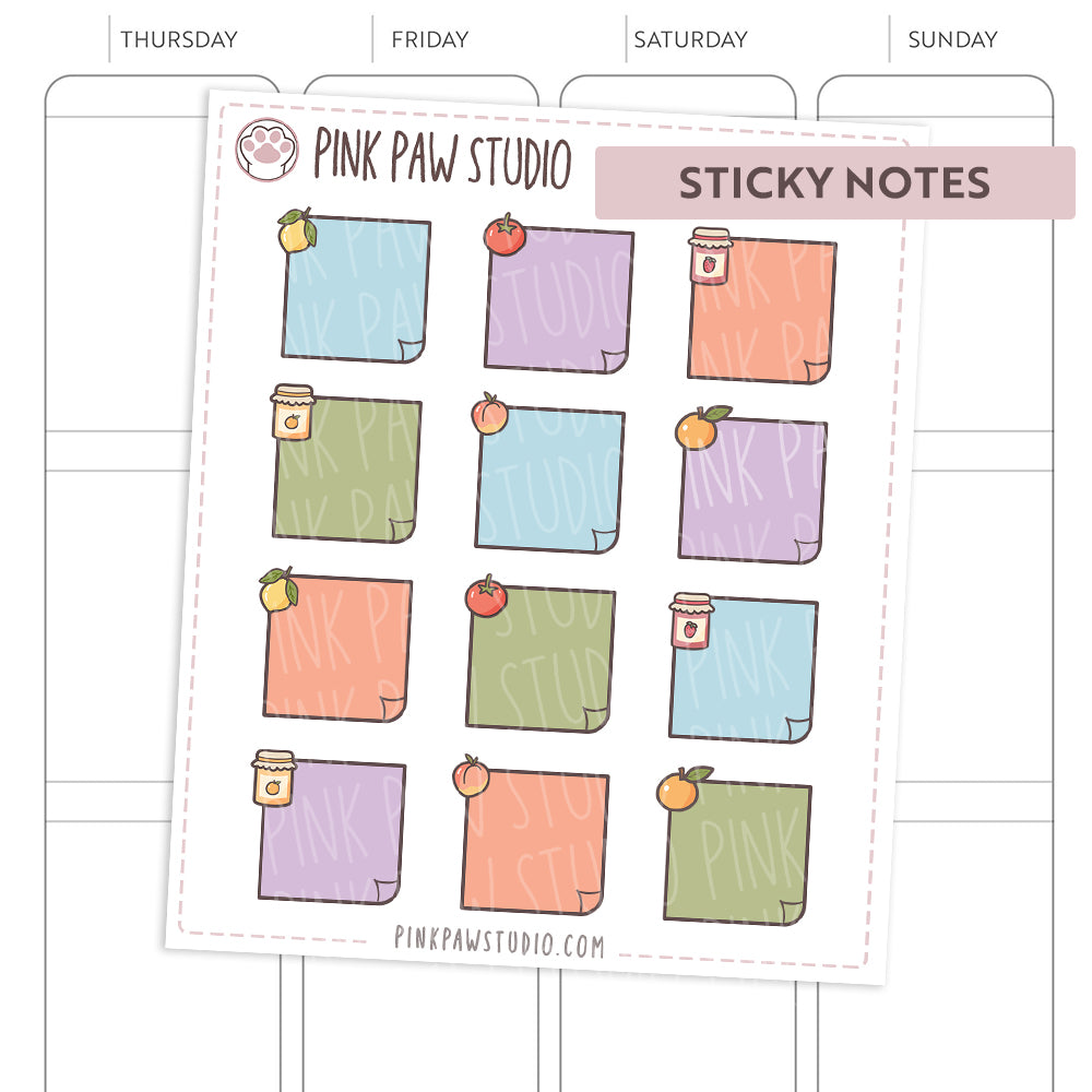 Sticky Notes - June