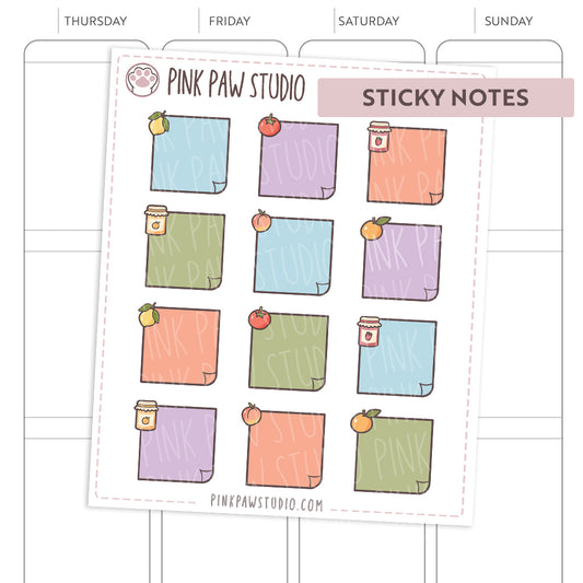 Sticky Notes - June