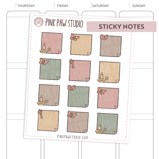 Sticky Notes - Haunted Library