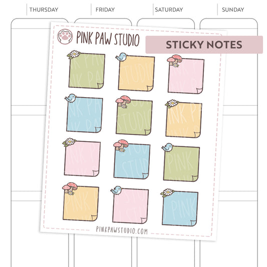 Sticky Notes - March