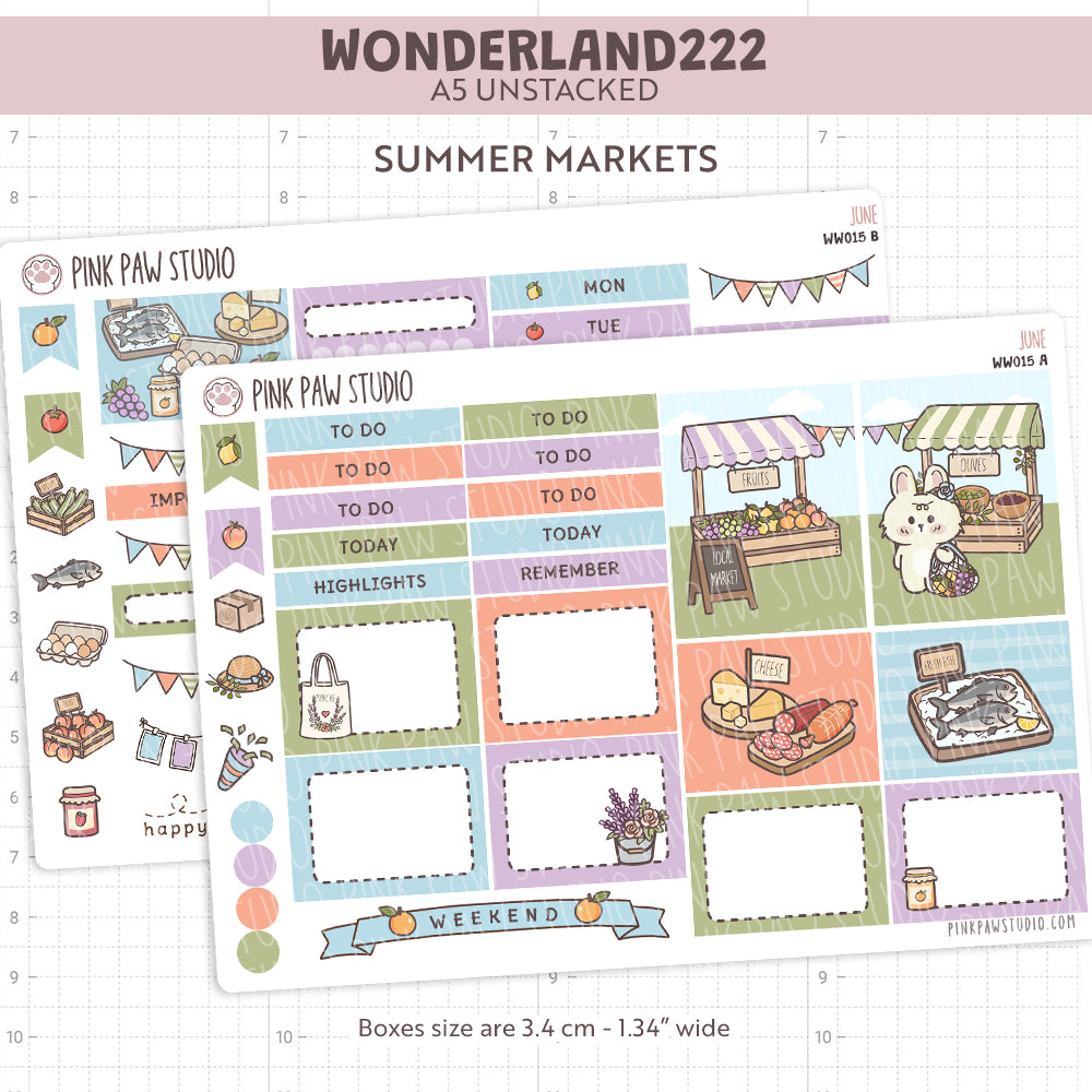 Wonderland222 A5 unstacked Kit - June