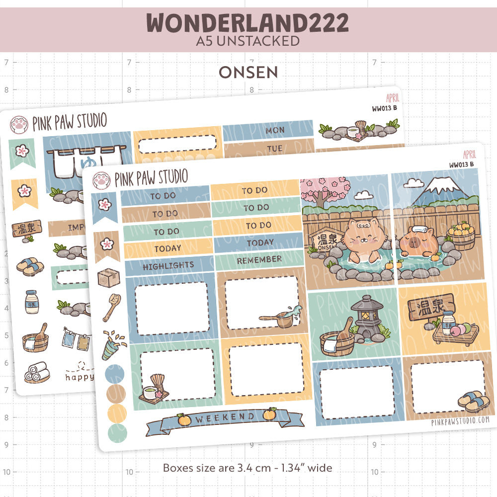 Wonderland222 A5 unstacked Kit - April