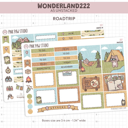 Wonderland222 A5 unstacked Kit - July