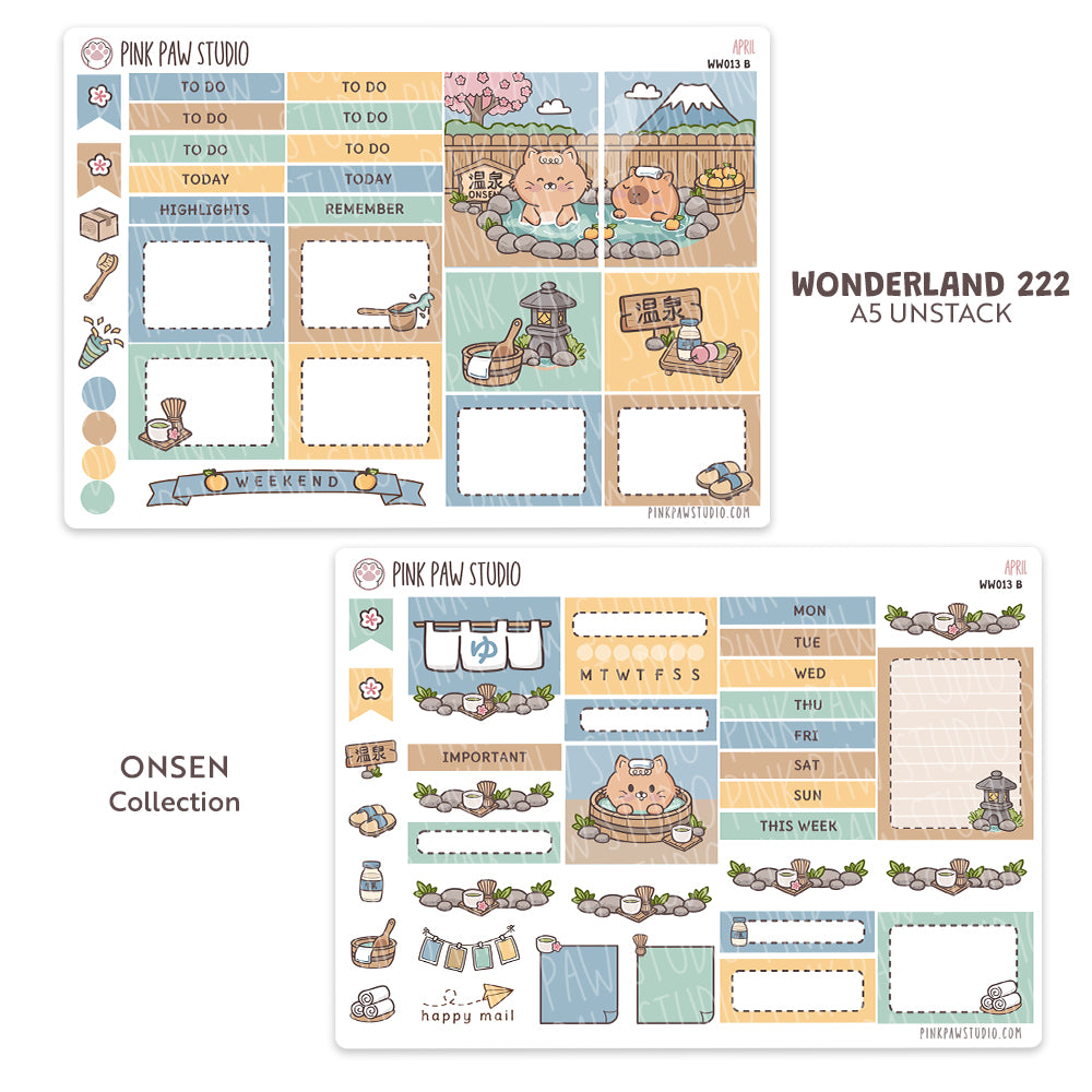 Wonderland222 A5 unstacked Kit - April